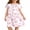 Pink Bow, variant on Arshiner Girls Nightgowns Silk Satin Pajama Dress Short Sleeve Soft Princess Sleepwear