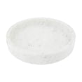 thumbnail image 1 of Plateau Rond Minimaliste en Marbre Sculpté Ou Planche à Charcuterie, Blanc, 1 of 2