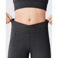 thumbnail image 5 of G4Free EverGoing Girls Wide Leg Pants High Waist Cross Waistband Sweatpants with 2 Pockets 6-12 Years School Sport, 5 of 7