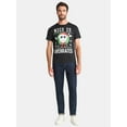 thumbnail image 2 of Nightmare Before Christmas Men's and Big Men's Christmas Graphic Tee, Sizes XS-3XL, 2 of 5