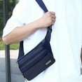 thumbnail image 5 of Men's Korean Style Crossbody Bag Lightweight Nylon Chest Shoulder Bag Sling Pack for Outdoor Travel Daily Use, 5 of 6