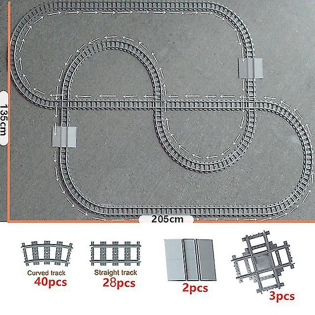 Train Sets Building Blocks | City Haul Train Heavy | New Train Set - New City -sebneei