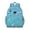 Sky-blue-169, variant on Cute Frog Students Backpack with Artistic Green Frog Print, Forest Mushroom Pattern, and Nature Cartoon for s