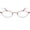 Red Lust, variant on Unisex Optical Eyewear - Oval Shape, Metal Full Rim, Shiny Gunmetal