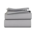 thumbnail image 1 of LuckShree King Size 4-PC Sheet Set - 1000-TC Giza Cotton 20" Extra Deep Pockets - Silver Grey Color, 1 of 7