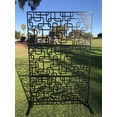 thumbnail image 1 of Metal Privacy Screen, Laser Cut Decorative Steel Privacy Panel Metal Fencing, Hanging Room Divider Partitions Panel Screen,48x75in 002, 1 of 10