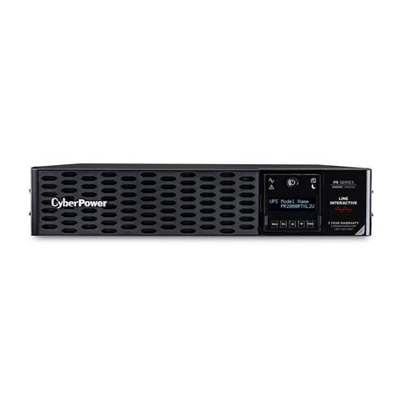 CyberPower PR2000RTXL2UTAA 2000W 120V Uninterruptible Power Supply, 8 Outlets, 6' Cord,PR2000RTXL2UTAA