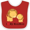 thumbnail image 3 of Inktastic I Love My Mommom Boys or Girls Baby Bib, 3 of 4