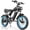 20''Peak 1500W 48V/20AH, variant on Electric Bike for Adults, 1500W Peak Motor, Fat Tire, 48V/15.6Ah, E-Mountain Bike, 20"x4.0" Full Suspension Electric Bicycle