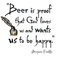 thumbnail image 2 of L.A. Imprints 2060 Tablier "Beer is Proof", 2 of 2