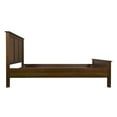 thumbnail image 3 of Crafters and Weavers Craftsman Mission Solid Wood King Panel Bed in Walnut, 3 of 3