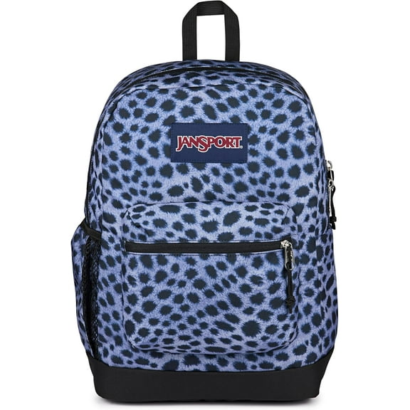 JanSport Cross Town Plus Backpack - Large Main Compartment, Side Water Bottle Pocket, 15-Inch Padded Laptop Sleeve - Surreal Spots