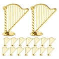 thumbnail image 5 of MLINS 30pcs Mini Harp Instrument Model Miniature Harp Ornaments Small Harp Instrument Christmas Tree Hanging Decor Mini Musical Instrument Ornaments For Holiday Decor, 5 of 7