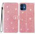 thumbnail image 1 of Compatible with iPhone 12 Sparkling Glitter Wallet Case with Card Pocket Flip Cover, 1 of 5