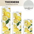 thumbnail image 4 of Yellow Lemon Fruit Slices White Pattern Kitchen Rugs Sets Of 3,Kitchen Runner Rugs Non Skid Washable,Decorative Kitchen Floor Mats for Kitchen,Sink,Laundry,17"x30"+ 17"x47" + 17"x59", 4 of 6