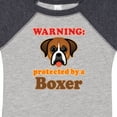 thumbnail image 4 of Inktastic Protected by a Boxer Dog Boys or Girls Baby Bodysuit, 4 of 5
