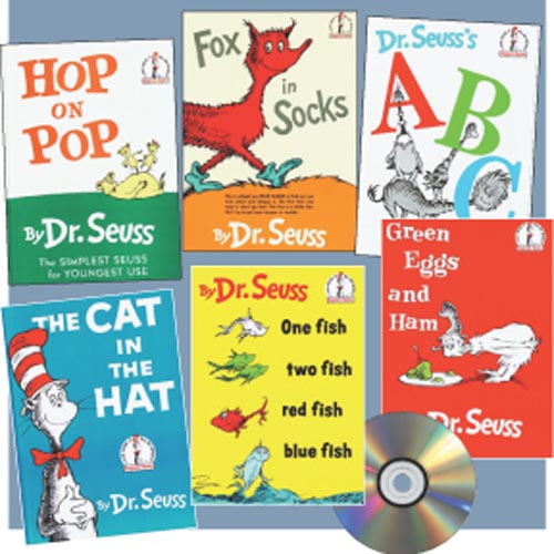 Dr. Seuss Book and CDs Set of 6