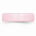 thumbnail image 3 of Pink Ceramic Ring Band Wedding Standard Domed 6mm Polished, 3 of 6