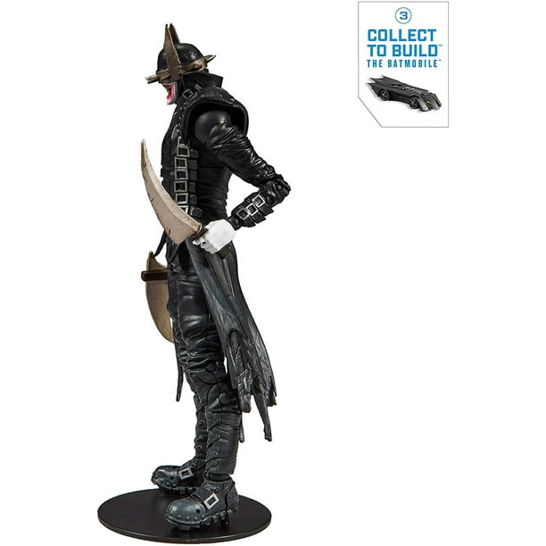 McFarlane Toys - DC Multiverse - Figura de acción Batman Who Laughs con Batmobile Build-A Rebirth (Pieza 3)