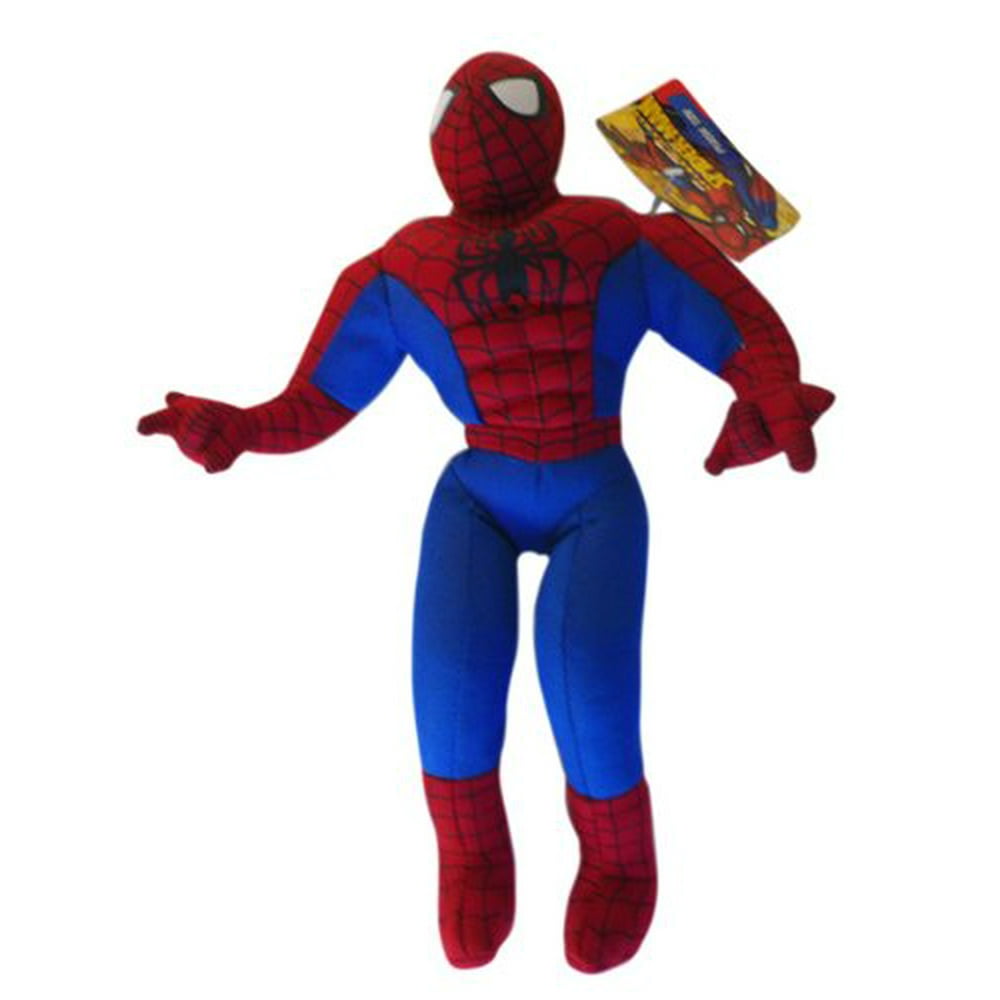 large spiderman plush toy
