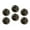 C0596, variant on Glass Refrigerator Magnet 6Pcs Magnetic Fridge Sticker,Decor for Kitchen,Whiteboard,Cabinet,Three Dachshunds In The Bathtub