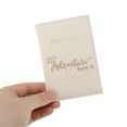 thumbnail image 3 of Unique Bargains 1 Pc Passport Holder Letters Design Passport Sleeve Beige, 3 of 5