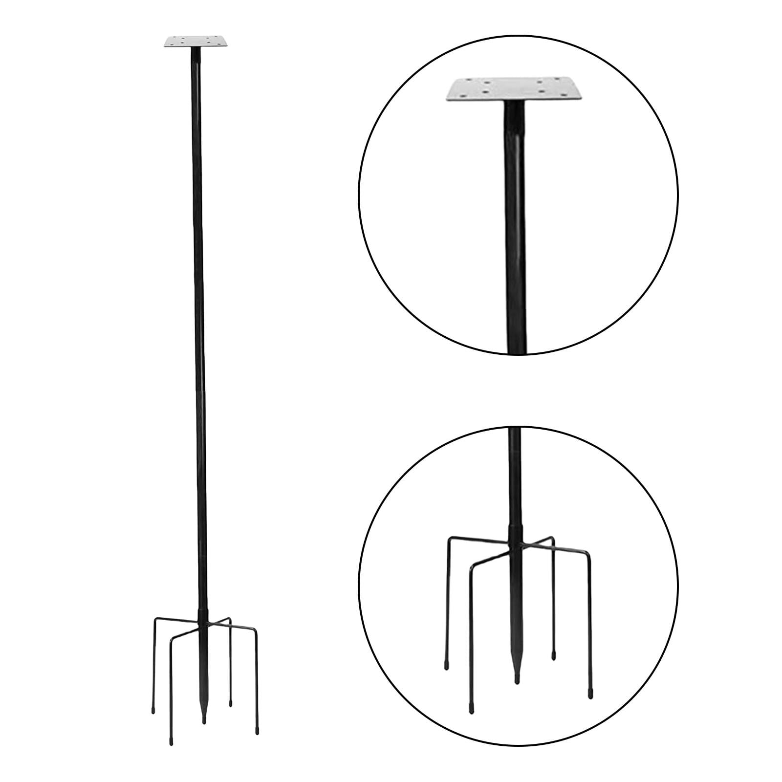 Aymzbd Bird House Mount Pole Kit Feeding Station Base Bird Feeder Stand Post Heavy Duty
