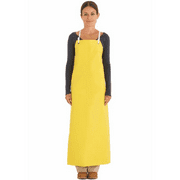 12-Count AlphaTec 56-600 Yellow Urethane Aprons, 7 mil, 48 Inch Length, Lightweight