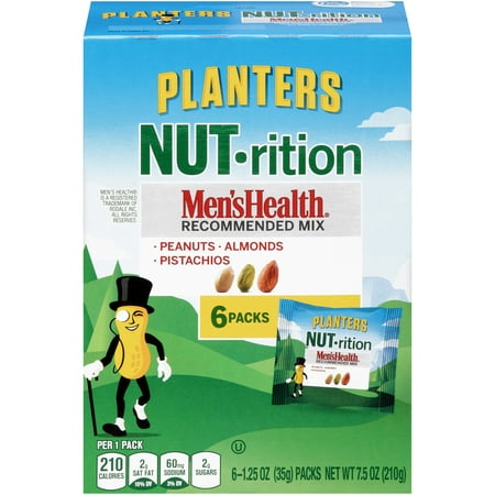 Planters NUT-rition Men's Health Recommended Mix 7 ct Box