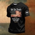 thumbnail image 2 of Fabrcox M-5XL 1776-2026 250 Anniversary USA T Shirt Flag Print 4th of July Shirts for Men Celebration Freedom Patriotic Big and Tall T Shirts for Men Black M, 2 of 5