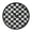 Checkered Small Hearts, variant on Indoor 12' Voice-Activated Luminous Decoration Wall Clock With LED Night Light Bear Hearts Pattern