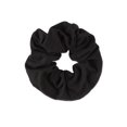 thumbnail image 3 of Scunci Earth-Friendly Planet Upcycled Soft Cotton Jumbo Scrunchie Hair Tie, Black, 3 of 5