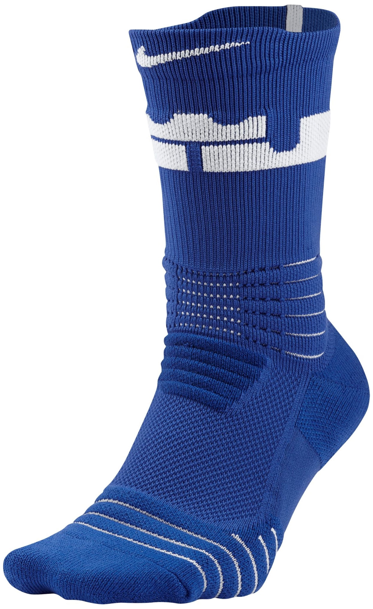 Nike LeBron Elite Versatility Crew Socks - Game Royal/White - M ...