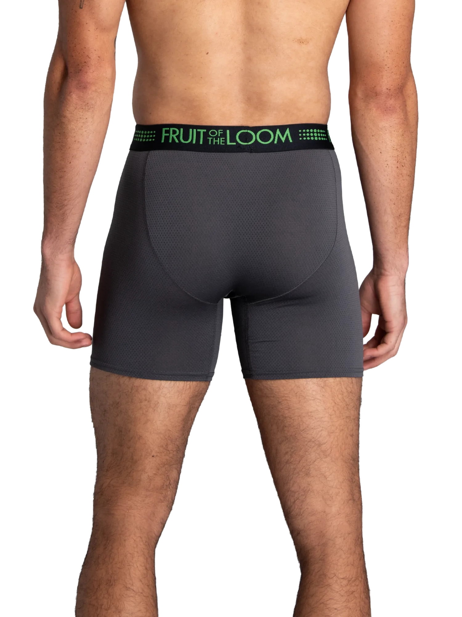 Fruit of the Loom Men's Breathable Micro-Mesh Boxer Briefs, 3-Pack