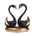 thumbnail image 1 of 2 figuras de cisne de pareja, adorno de mesa de resina moderna para San Valentín Negro, 1 of 7