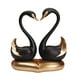 thumbnail image 1 of 2 figuras de cisne para pareja, estatuas de pareja, adornos de mesa, figuras decorativas Negro, 1 of 7