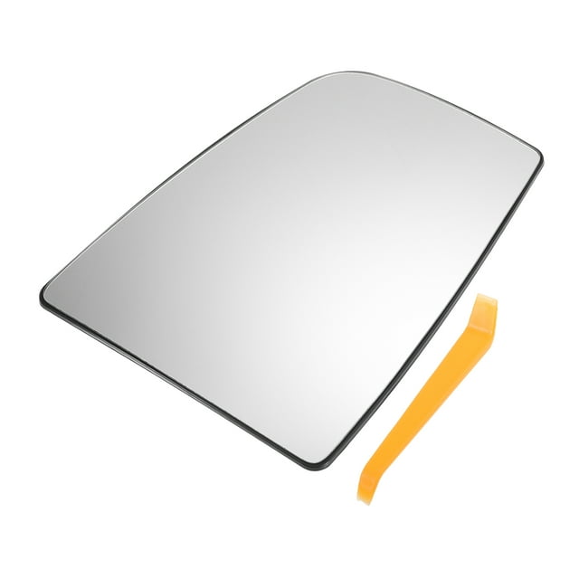 Repuestos únicos 1 pieza de repuesto de vidrio para espejo retrovisor izquierdo parte superior calefaccionado blanco con respaldo para Ford Transit T150