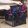 thumbnail image 7 of Pofeuu Glowing Chameleon Fantasy Art Print Universal Two Slice Toaster Cover,Dust Cover, Toaster Cover Bread Machine Cover Fits for Most Standard 2 Slice Toasters, 7 of 7