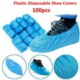 thumbnail image 2 of 100PCS Boot Covers Plastic Disposable Shoe Thick Overshoes Medical Waterproof, 2 of 5