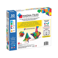thumbnail image 2 of Magna-Tiles Clear Colours 32 Pack, 2 of 5