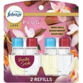 thumbnail image 1 of Febreeze Plug In Refills Spring Scents, Summer Limited Edition Plug In Refills for Odor-Fighting Fade Defy PLUG Air Freshener, 2 pack (Vanilla Suede), 1 of 4