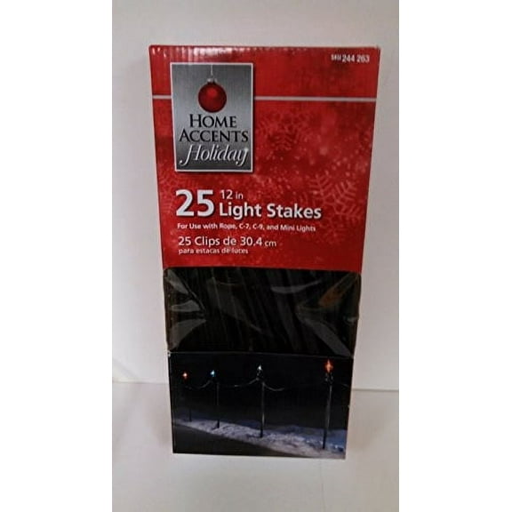 Home Accents Holiday 25 ct. Universal 12 in. Light Stakes