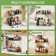 thumbnail image 4 of 2 Tier Bathroom Counter Organizer，Cosmetic Skincare Organizer, 4 of 6