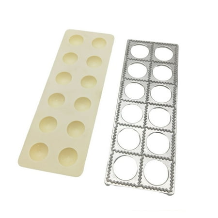 

Hzsb Dumpling Mold Ravioli Maker Press Ravioli Stamp Cutter Dumpling Maker Machine Reusable Multifunctional Pasta Press Cutter Tools for Home Restaurant