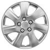 Autocraft Car & SUV Wheel Cover, Hubcaps, Silver High-impact ABS, Classic, Universal, 14", 4 Pack