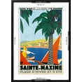 thumbnail image 5 of Art.com Riviera Travel Poster Art Print, Black Frame Wall Art, 21" x 29", 5 of 5