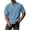 Light Blue(Mens Tops), variant on VEXRO Waffle Henley Tee Tops for Men Classic Fit Short Sleeve Knit Button Shirts for Casual & Daily