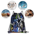 thumbnail image 6 of Beetlejuice Drawstring Backpack Lightweight Portable Sport Gym Sackpack Draw String Cinch Bags For Men Women, 6 of 9