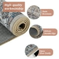 thumbnail image 6 of Yesurprise 9x12ft Persian Style Area Rugs - Light Brown Tone Pearl Velvet, 1150Gsm, 100% Polyester, 350Gsm Velvet Weight, Washed Back, Folding Simulation Printed Carpet Xm-Persia-Jian Ya Yi Xiao, 6 of 8