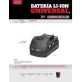 thumbnail image 2 of Batería 4 Ah Urrea Para Rb1120 Li1120 Ai1120 Scb1120 Skb920 BAT20U, 2 of 2